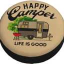 Spare Tire Cover Weatherproof Universal Wheel Protectors for RV Camper Travel Trailer SUV Truck 14 Inch