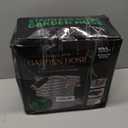 Itsonestep Garden Hose 100 FT, Metal Stainless Steel Water Hose with 10 Function Nozzles, No Kinks, Flexible Hose, Lightweight, Puncture Proof, Heavy Duty Hose for Yard and Outdoor, Silver