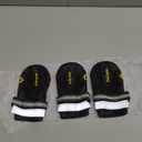 QUMY Dog Shoes for Large Dogs, Medium Dog Boots & Paw Protectors for Winter Snowy Day, Summer Hot Pavement, Water-Resistant in Rainy Weather, Outdoor Walking, Indoor Hardfloors Skid-Resistant Sole (Size 5: 2.4''x2.8''(W*L) (Pack of 3))