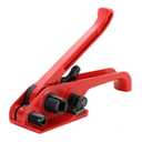 Poly Strapping Tensioner & Cutter Manual Strapping Tools Heavy Duty Manual Strapping Tensioner Cutter Cord Strapping Machine Windlass for 1/2" -3/4" Width Polyester Polyproplyn Strap (Red)