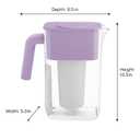 Culligan with ZeroWater Technology 10-Cup Water Filter Pitcher Includes 5-Stage Advanced Water Filter, IAPMO Certified to Reduce Lead, Total PFAS, Mercury, Fluoride, and Chlorine - Lilac