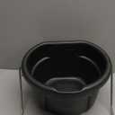 Rubbermaid Commercial Products Brute 2-Gallon 3-in-1 Flat-Back Feed Bucket with Hook-Hang-Carry Handle, RigidCell Strength, Pour Spout, USA Made for Horse & Livestock