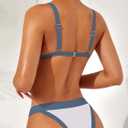 swimall Women's Triangle Bikini Set Sexy Brazilian Sporty Two Piece Swimsuit Cute Bathing Suit (M)