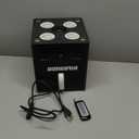 Stage Bubble Machine with Lights, DMX Control, Wireless Remote - Perfect for Weddings, Commercial Performances, Kids Parties, and Carnivals