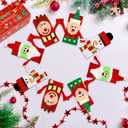 4 Pairs Funny Christmas Socks, Magnetic Hand Holding Socks, Christmas Stocking Stuffers for Women Men Couples, White Elephant Exchange Gifts, Xmas Secret Santa Gag Gifts