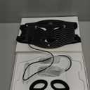 INIA Red Light Therapy Mask for Face  4 Light Modes with 850nm NIR, Red & Blue LED Light Therapy, 2600mAh Rechargeable LED Face Mask for Radiant Glow at Home, Black