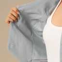 Allegra K Vest Pants Suits for Women's Dressy Two Piece Business Outfits Sleeveless Blazer Wide Leg Pants Sets (Grey)