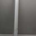 42 Inch White, Adjustable Double Bubble Door Sweep for Exterior Doors, Under Door Seal with Drip Edge and Punched Drainage Channel, Pre-notched for Weatherstripping, Trim-to-Fit, Paintable Screw Cover