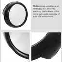 Rearview Mirror for Desk Monitor Clip-on Magnifying Computer Mirror 3-Inch Acrylic Lens Enhance Office Visibility and Security Camera Coverage