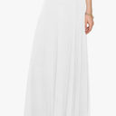 Lock and Love Women's Casual Comfy Stylish High Waist Flare Long Maxi Skirt 4XL