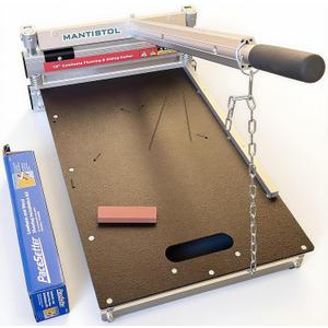 13" Pro Laminate/Vinyl Floor Cutter with Floor Installation Kit, 15/30/ 45 Instant Cuts in One Step, Cuts Laminate Floor, Engineer Wood, LVP/T, VCT, SPC, WPC, Siding & More, Black 