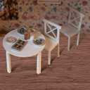 4 x DOITOOL Doll House Floor 40 Pcs Peel and Stick Miniature Vinyl Plank Flooring Tiles 1 12 Scale Self Adhesive Dollhouse Floorboard for Doll House Decorations and Accessories