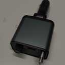 3 in 1 Retractable Car Charger Adapter & FM Transmitter Bluetooth Mp3 Player- Max 65W + 18W with 2 PD Fast Charging,2 Retractable Cables & USB-A Music Playback for iPhone,iPad,Samsung,Pixel