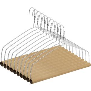 10 Sets Dry Cleaner Hangers 18" Drapery Hanger and Tubes Tablecloth Hangers Blanket Hanger Drapery Hangers with Strong 10.5 Gauge Wire for Heavy Items