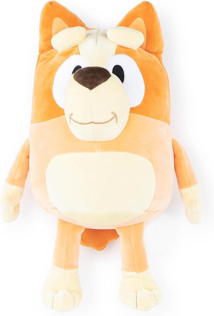 Jay Franco Plusg Pillow Buddy Super Soft Polyester Microfiber| Bluey Bingo 16 Inches