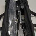 AUH X-Shaped RV Stabilizer Wheel Chock (Allows Drilling for Adjustment) Travel Trailer Stabilizers, Anti-Motion Tire RV Accessories for Tandem Axle RV Trailer Camping - 2 Pack (Black)