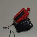2 Pack X String Launcher, X Gyro Launcher Set for Players Battles, Only Work with X Right Spinning Tops (Red + Black)