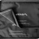 APEXUP Gel Ice Packs for Injuries Reusable, Flexible Double Sided Cold Packs for Injuries, Ice Pack for Knee, Shoulder, Back, Hip, Leg, Arm (Black, 11"x7.1", 2PK)