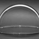 JMX 3.1 Inch Acrylic Indoor/Outdoor CCTV Clear Camera Dome Cover Security Camera Housing (Transparent)