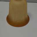 RORIANO Cracks Amber Glass Shade, Lighting Fixture Accessory Lampshade Glass Replacement with 1-5/8-inch Opening Fitter