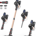 NADALY Cordless Vacuum Cleaner, Powerful Stick Vacuum with 45min Runtime, Anti-Tangle Vacuum Cleaners for Home, 1.5L Dust Cup, Rechargeable Wireless Vacuum for Hardwood Floor Carpet Pet Hair