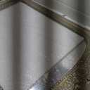 Distressed Vintage Gold Wall Mirror - 24x36 inch, Large Antique Fireplace Mantle Mirror, Baroque Ornate Decorative Bathroom Mirror | Solid Wood Pine