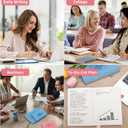 Lined Journal Notebook 365 Pages, A5 Leather Journals for Writing Women & Men, Hardcover Notebook with 100GSM Thick Paper, Daily Journal Notebook for Travel, Work, School, Note Taking, College Ruled