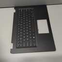 Replacement Laptop Upper Case Palmrest Non-Backlit Keyboard Assembly Part for Dell Latitude 3490 E3490 0P8YTM P8YTM Black