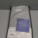 100% Blackout Shield Linen Blackout Curtains for Bedroom 108 Inches Long, Back Tab/Rod Pocket Living Room Drapes, Thermal Insulated Blackout Curtains 2 Panels Set, 50" W x 108" L, Grey