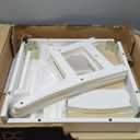 Delta Children MySize Kids Wood Table and Chair Set (2 Chairs Included) - Ideal for Arts & Crafts, Snack Time, Homeschooling, Homework & More, Bianca White/Natural