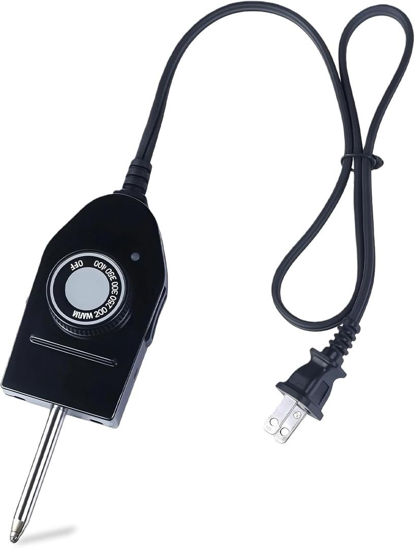 06900 Probe Temperature Control Thermostat Cord Compatible with Presto Skillets/Griddles/Grills/Frypans 40+ Inches- 0-400F Temp Control, 1-3/8" Terminal Spacing, Plug & Play
