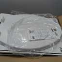 KOHLER K-4774-0 Brevia Elongated White Toilet Seat with Quick-Release Hinges And Quick-Attach Hardware For Easy Clean, White