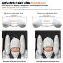 Infant Travel Pillow, Adjustable Baby Head Neck Support Cushion for Car Seat and Stroller - Comfortable and Lightweight Baby Travel Pillow, with Moon and Star Pattern