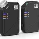 XTUGA Wireless in Ear Monitor System, 2.4G Stereo Wireless IEM System with Low Latency, One Transmitter to More Receiver, Stage Monitoring for Band,Church,Musicians,Live Studio(J02S)