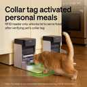 PETLIBRO RFID Automatic Cat Feeder, Collar Tag-Activated Personalized Meals, 5G&2.4G Wi-Fi Programmable Cat Food Dispenser with Cats Recognition & Diet Tracking for Multi-Pet Homes and Different Diets