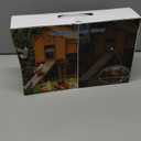 Automatic Chicken Coop Door with Camera, Battery Solar Powered, App Timer Remote Control, WiFi Monitor, LCD Large Screen, Aluminum Electric Chicken Coop Door with Anti-Pinch and Anti-Trap Sensor Drive