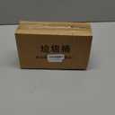 Hanging Folding Mini Trash Can for Kitchen Cabinet Door, Small Collapsible Garbage Bin Under Sink,Wall Mounted Waste Bin- Container Cabinet/Bedroom/Bathroom (3L)(White)