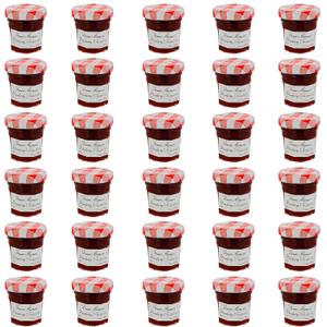 Bonne Maman Strawberry Preserve Mini Jars - Pack of 30 x 1 OZ - Kosher Jam (EXP 01/31/2027)
