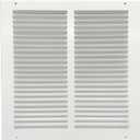 Rocky Mountain Goods Air Return Grille for 12"x12" Vent Opening - Heavy Duty Steel - Premium Finish - Includes Screws - Louvered Design - Paintable Vent Cover - Matte White - Consistent Air Flow