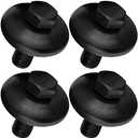 [4 Pack] Mission Automotive Bolts for Husqvarna Lawn Mower Blade - Replacement Tractor Blade Bolt with Cupped Washer - for Attaching Blades on Riding Lawn Mower and Zero Turn Mower