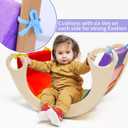 ROYALAY Rainbow Toddler Arch Climber Set - Climbing Arch & Cushion Floor Mats for Kids