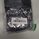 Truform 20-30 mmHg Compression Stockings for Men and Women, Thigh High Length, Dot-Top, Open Toe, Black, Medium