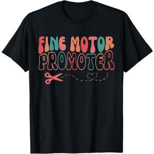 Groovy Fine Motor Promoter Occupational Therapy OT Therapist T-Shirt, S