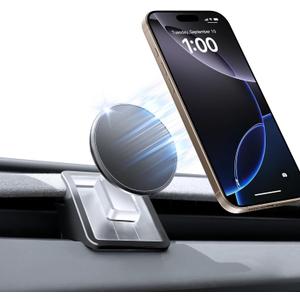 for Tesla Magnetic Phone Mount Holder Compatible with 2025-2026 Model Y Juniper and 2024-2026 Model 3 Highland, 360 Adjustable, No Tool Installation Required, Anti-Shake Mount Fit for All Smartphones