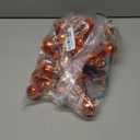 AceList Orange Disco Ball Decor 20 LED 9.8Ft String Light - Battery Powered and USB Plug, Fall Decor for 70's Party Decorations and Bachelor Birthday Parties, Mamma Mia