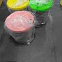 Stainless Steel CreameContainers – 4 Pack, Fit for Deluxe Ice Cream Makers, Silicone Lids, BPA-Free, Dishwasher Safe,