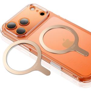 ESR for MagSafe Sticker, MagSafe Ring, 2 Pack Metal Ring for Phone case, Universal Wireless Charger Conversion Kit for iPhone 17/16/16e/15/14/13/12/11, Galaxy S24/S23/S22, Google, and More (Titanium)