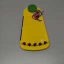 Choose Friendship Bracelet Making Kit  20 Pre-Cut Threads, Portable Loom with Storage, Makes 8 Bracelets, Craft Gift for Kids Ages 8+, Yellow Pineapple