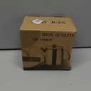 Coffee Pot Kettle Stainless Steel Teapot, Cold Short Spout for Home Hotel Restaurant, Tea Pot Stovetop Teapot Hot Cold Water Pot Silver Colour Short Spout Pour Over (20 ounces)