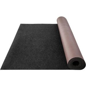 VEVOR Marine Carpet, 6 x 36 ft Indoor Outdoor Carpet Charcoal Black Marine Grade Boat Carpet, Marine Carpeting with Water-Proof TPR Backing Boat Carpeting Roll for Home Patio Porch
